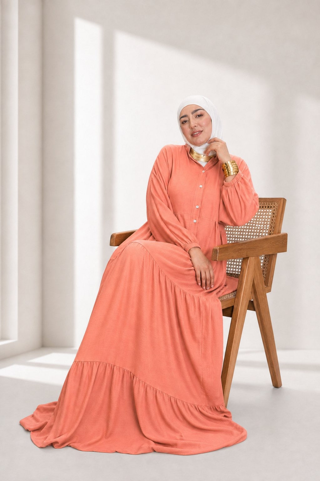 Dress - peach