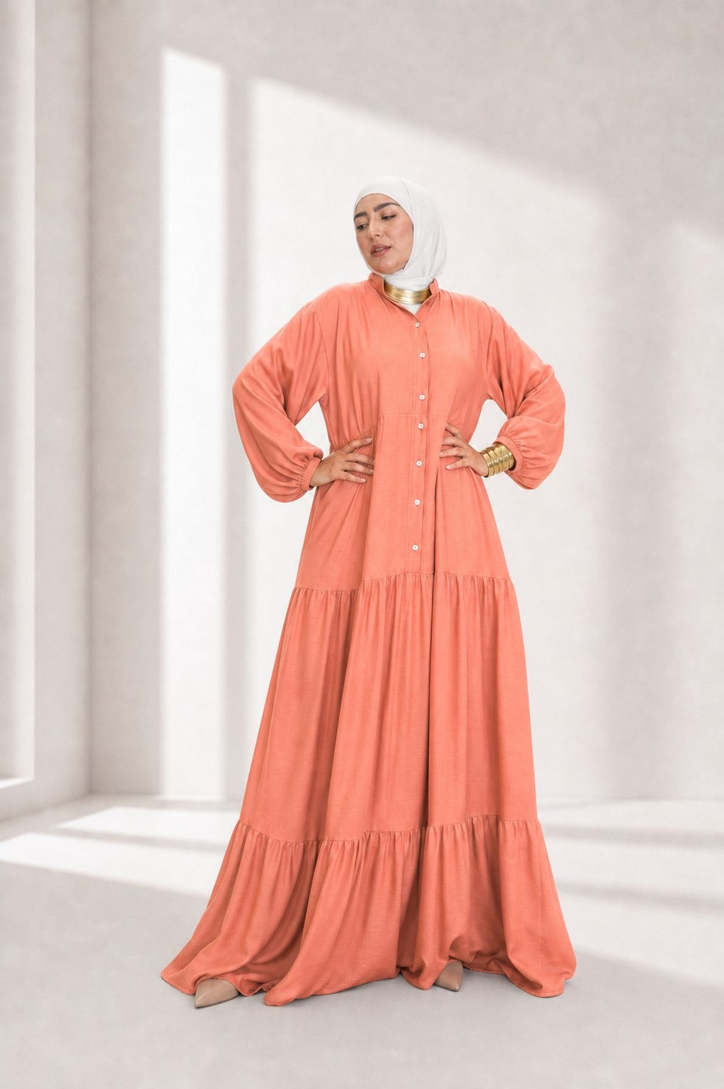 Dress - peach