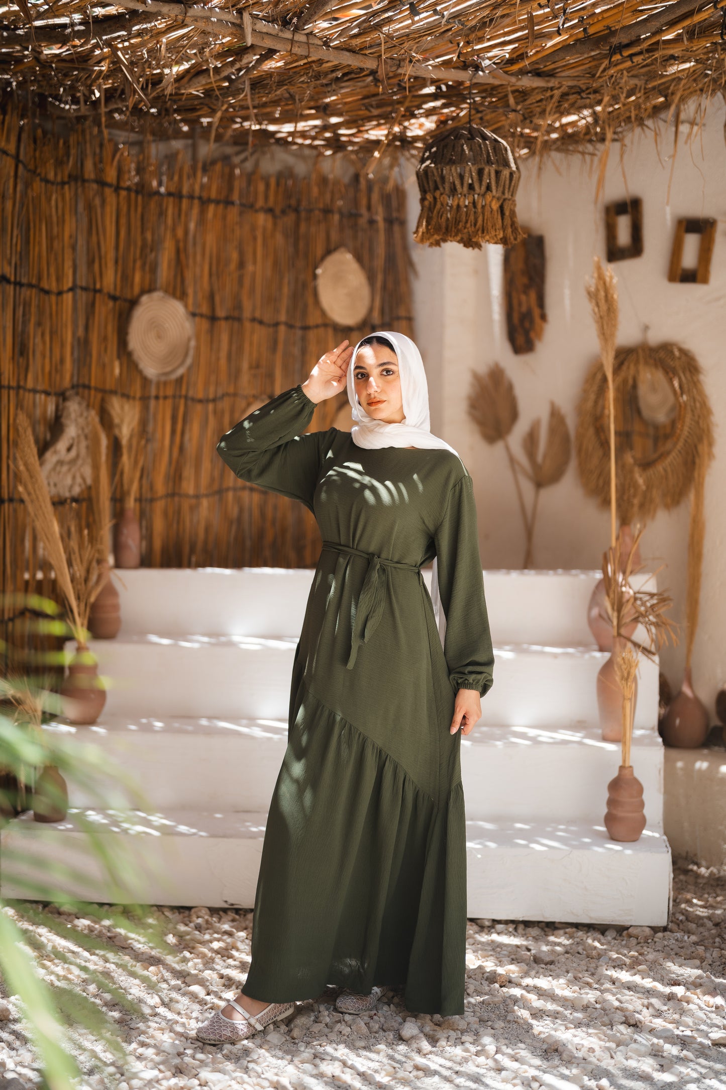 Dress - olive