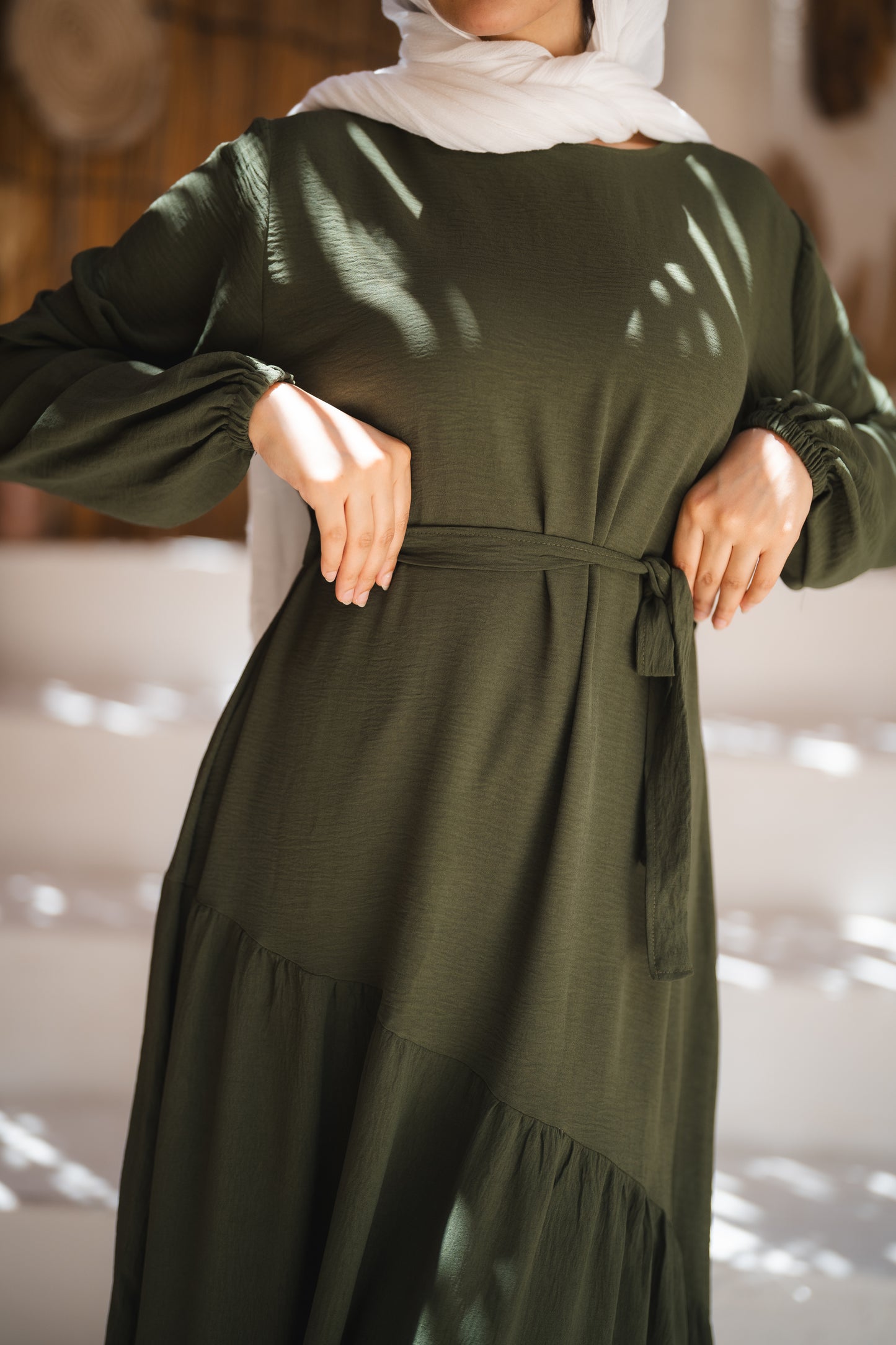 Dress - olive