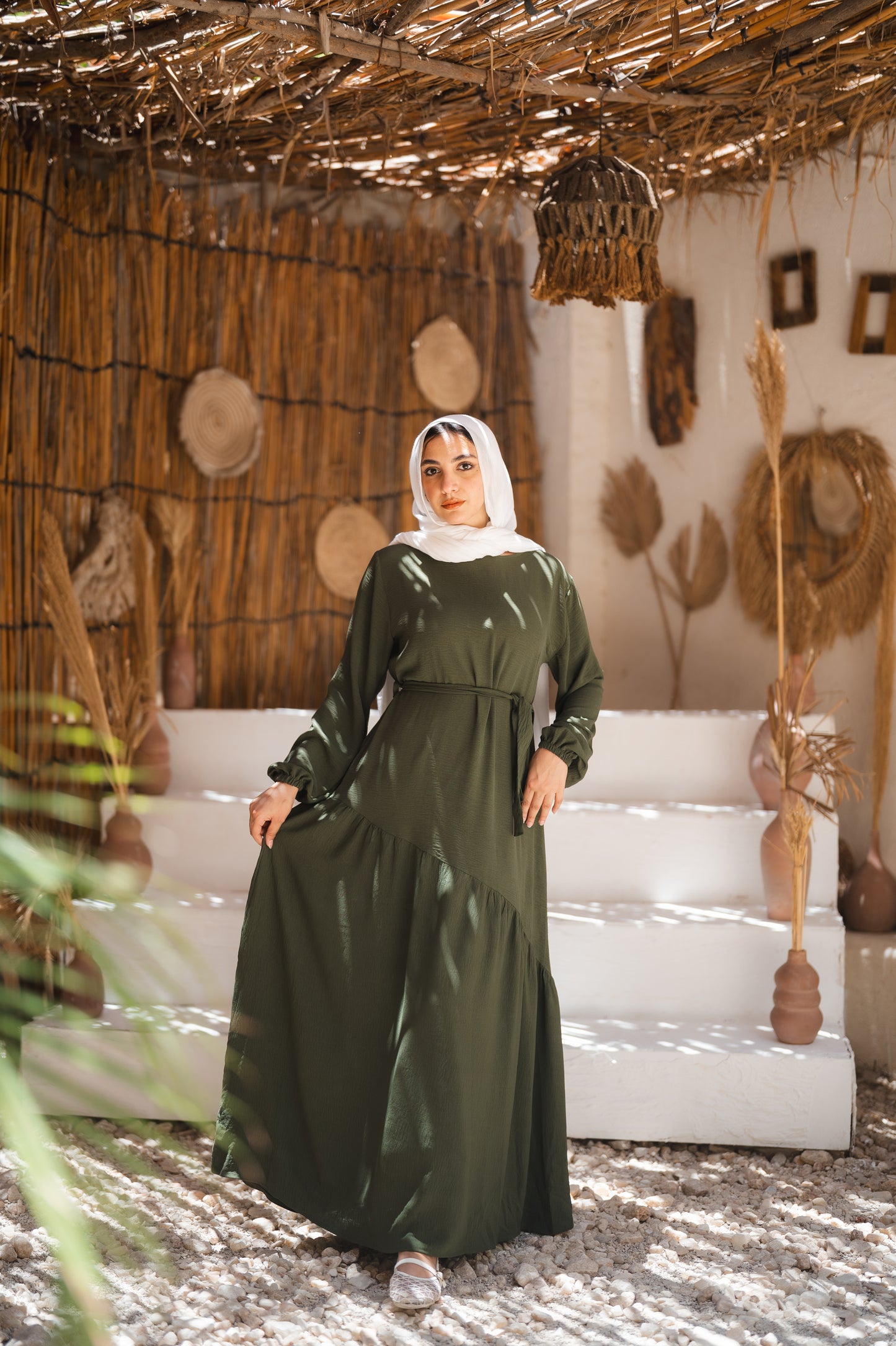 Dress - olive