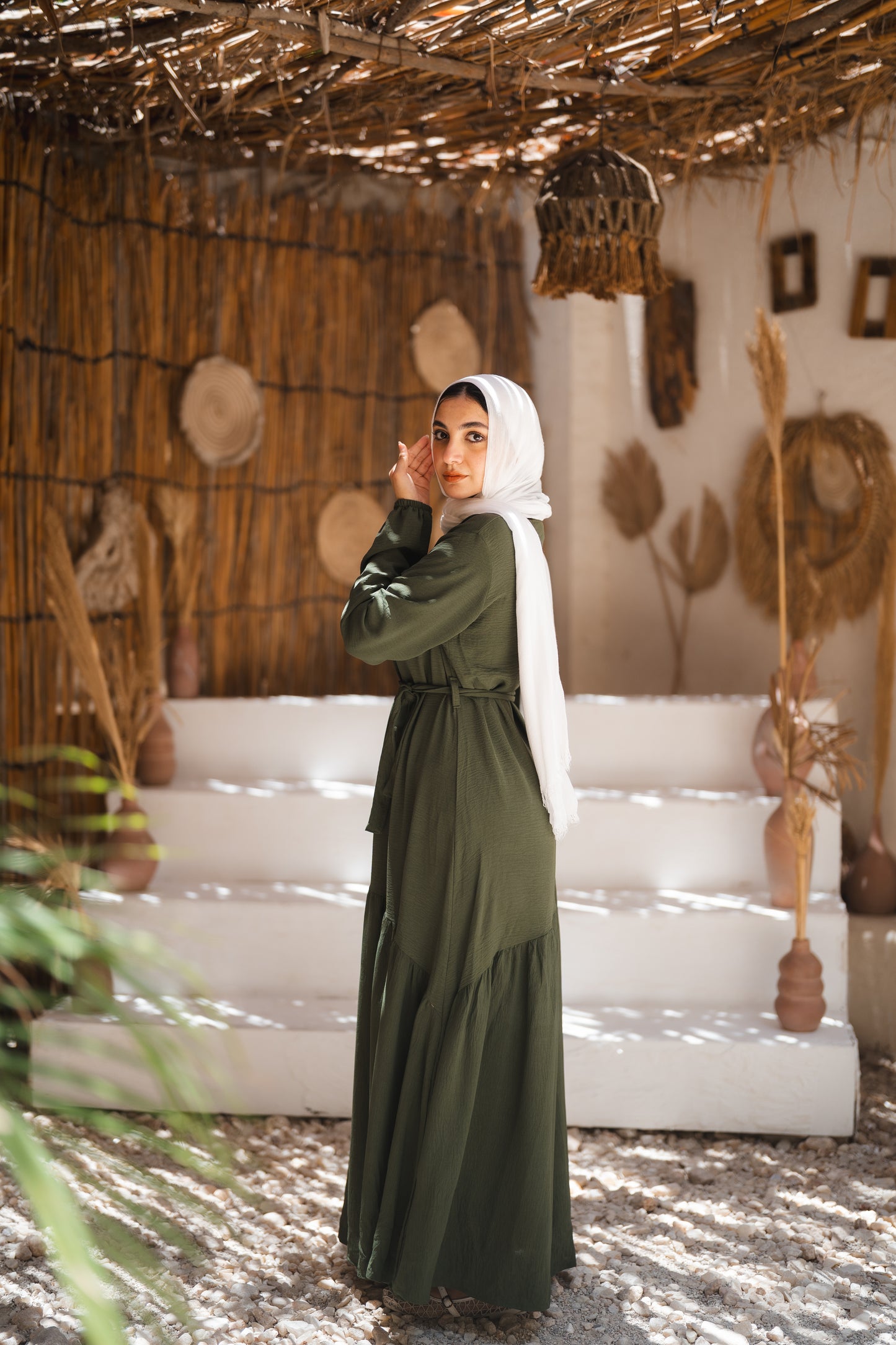 Dress - olive