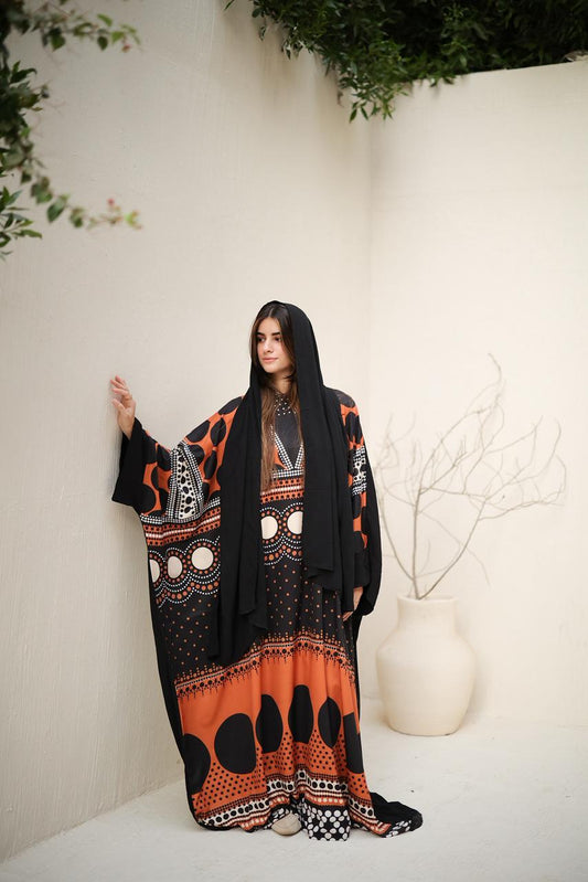 Malhafa mix - black and orange