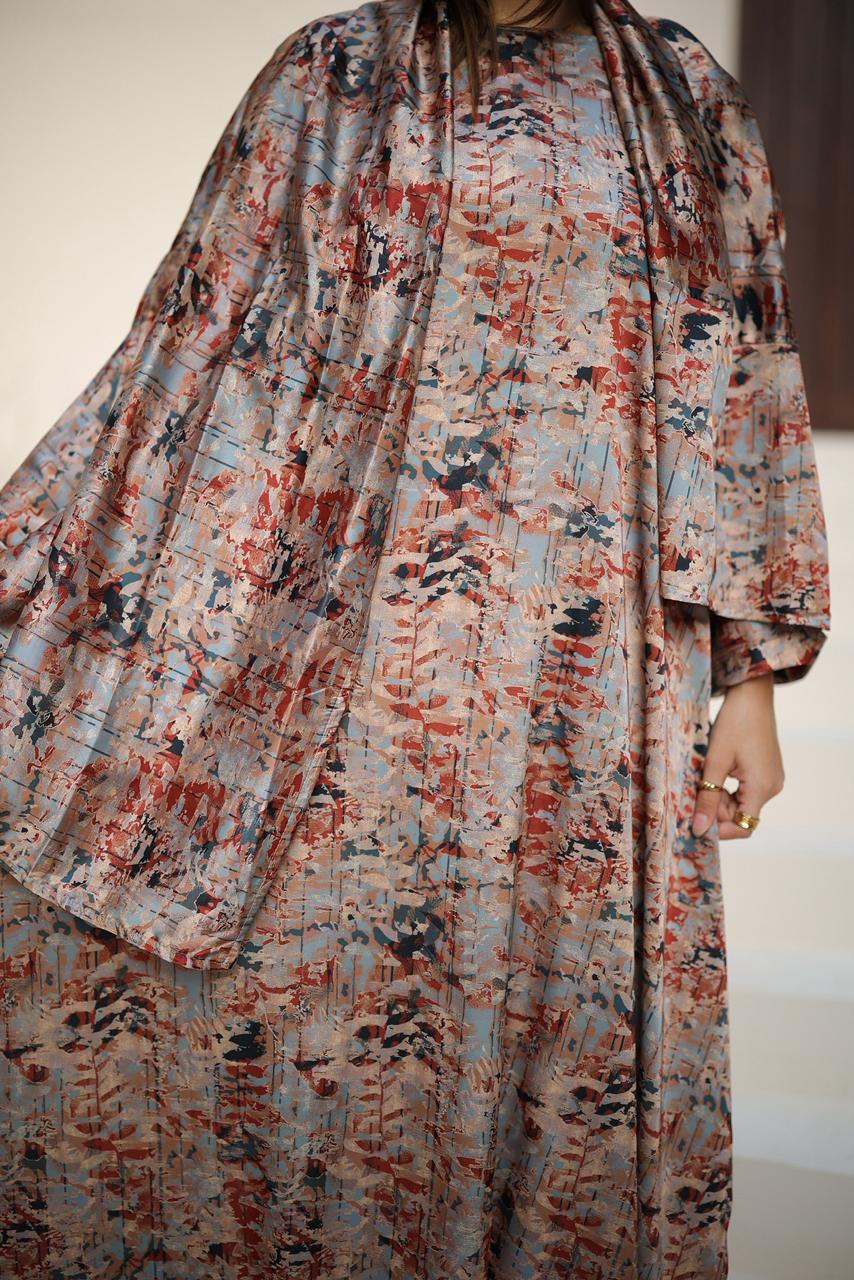 Malhafa satin - rust