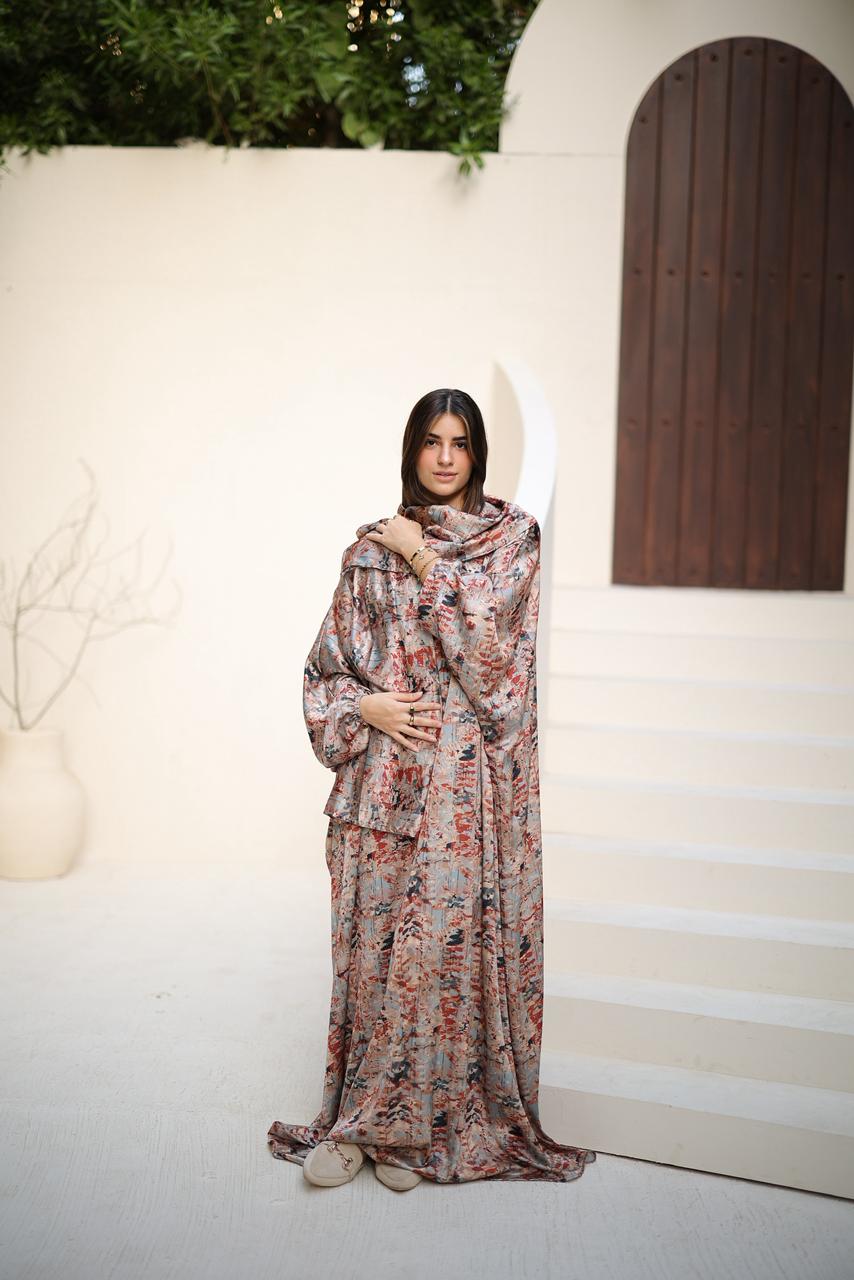 Malhafa satin - rust