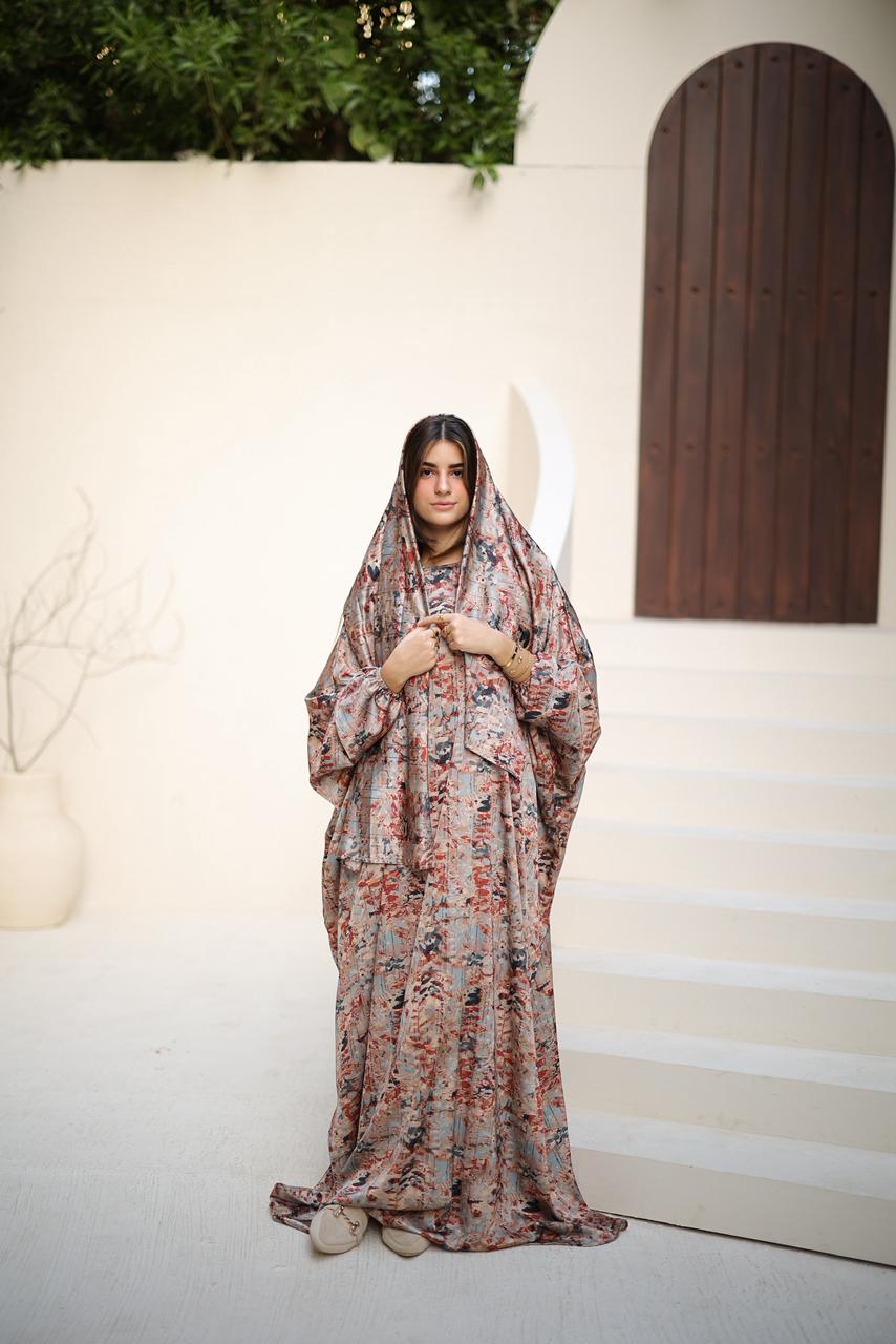 Malhafa satin - rust