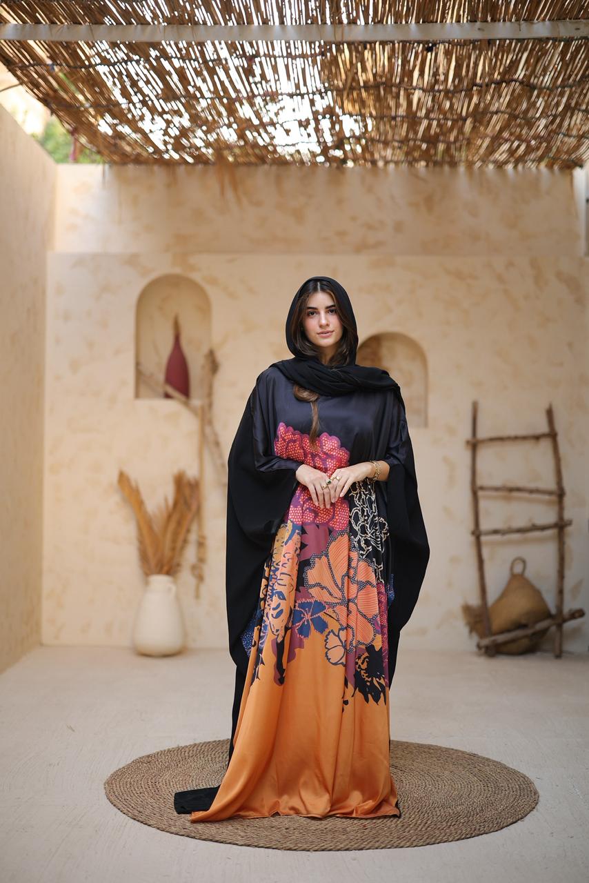 Malhafa mix - black and orange blooming