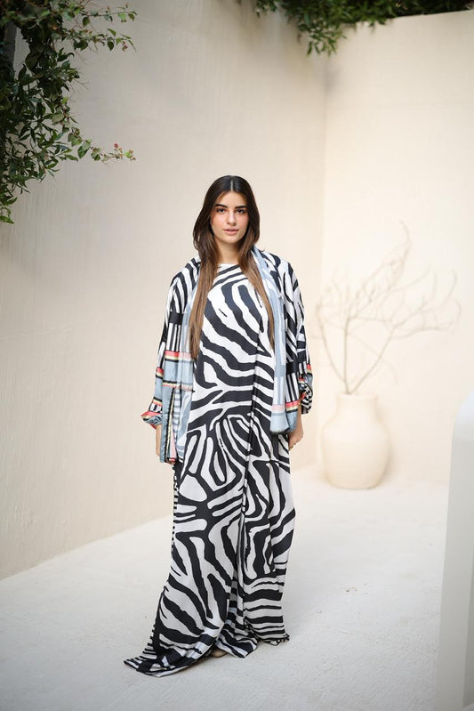 Malhafa satin - zebra