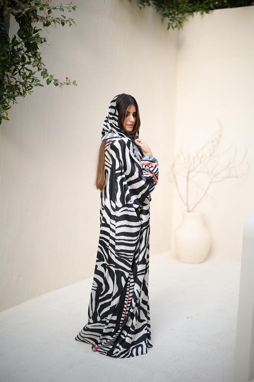 Malhafa satin - zebra
