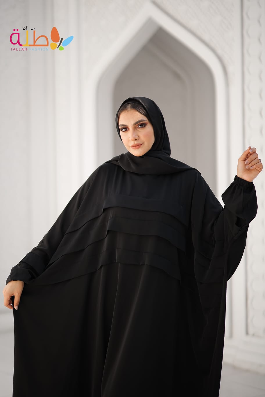 Abaya hrir sph -  black
