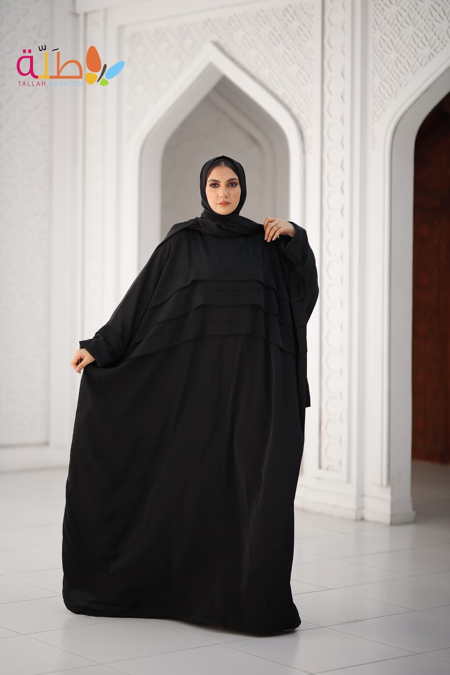 Abaya hrir sph -  black