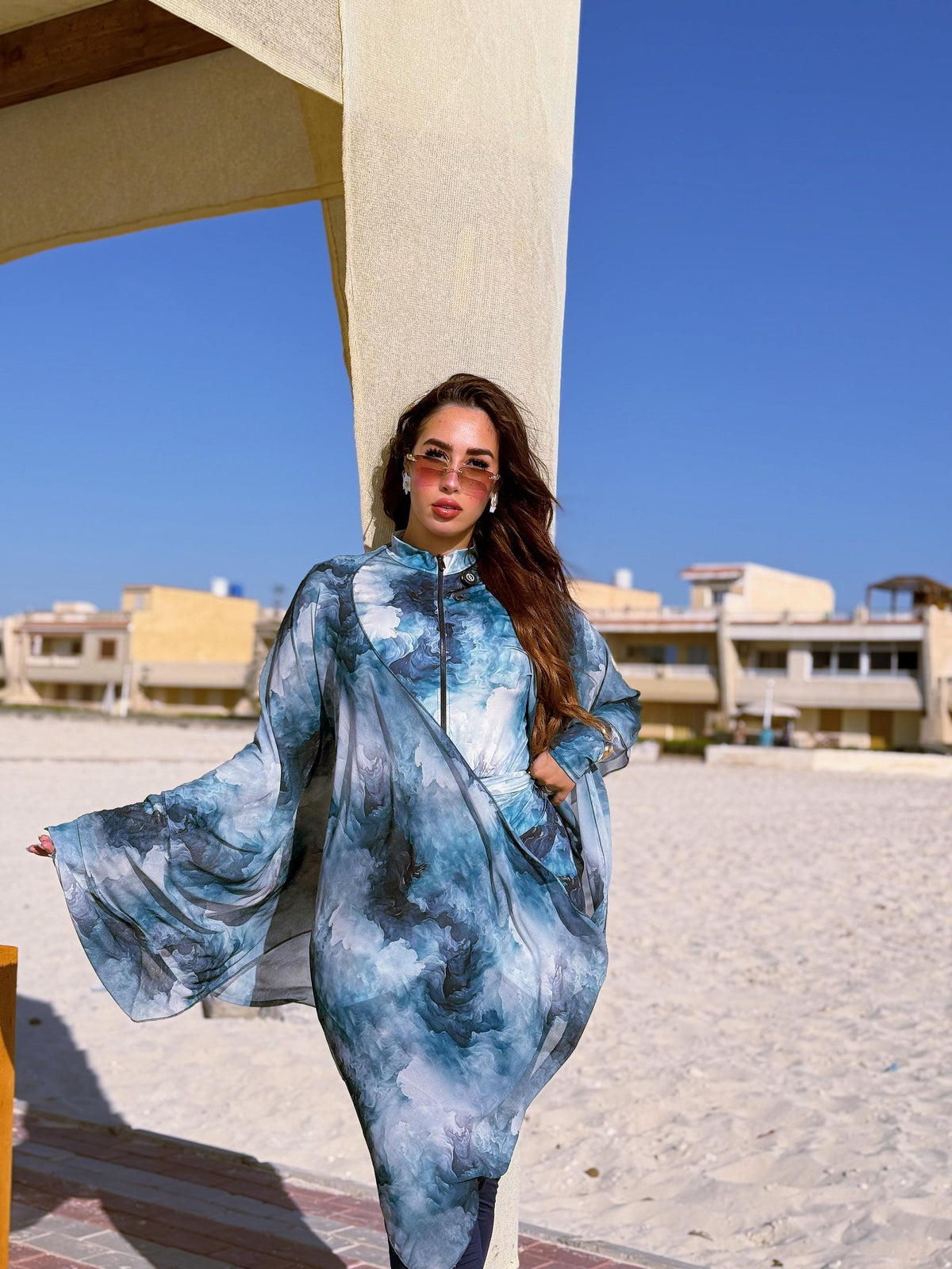 Burkini - blue splash