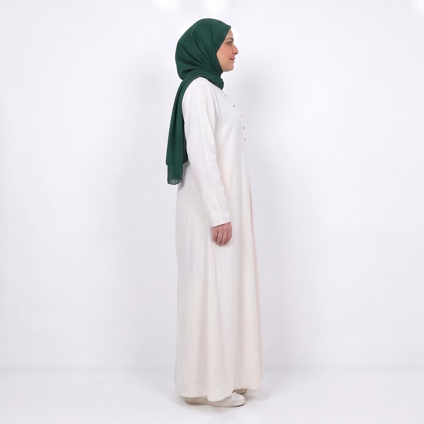 dress - white