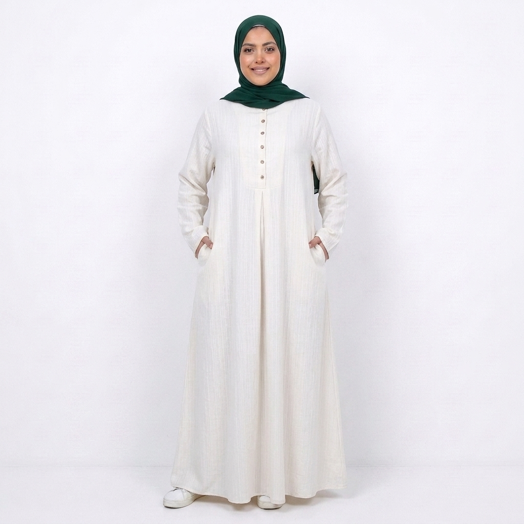dress - white