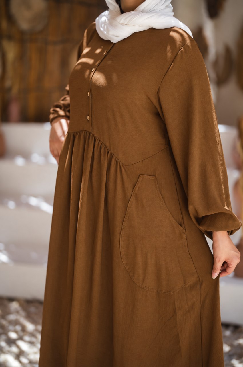 Dress — Dark brown