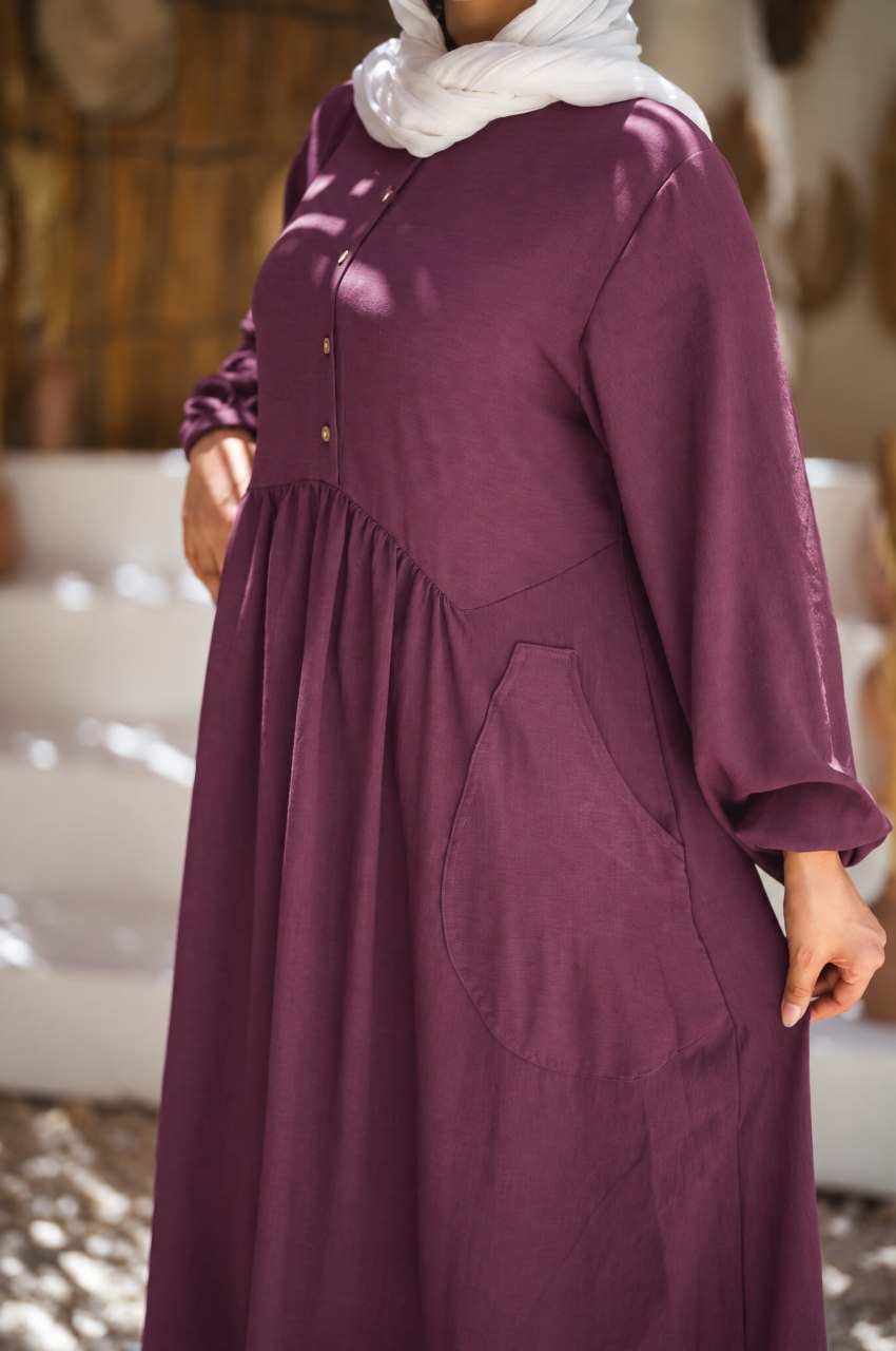 Isdal dress - rouge pink