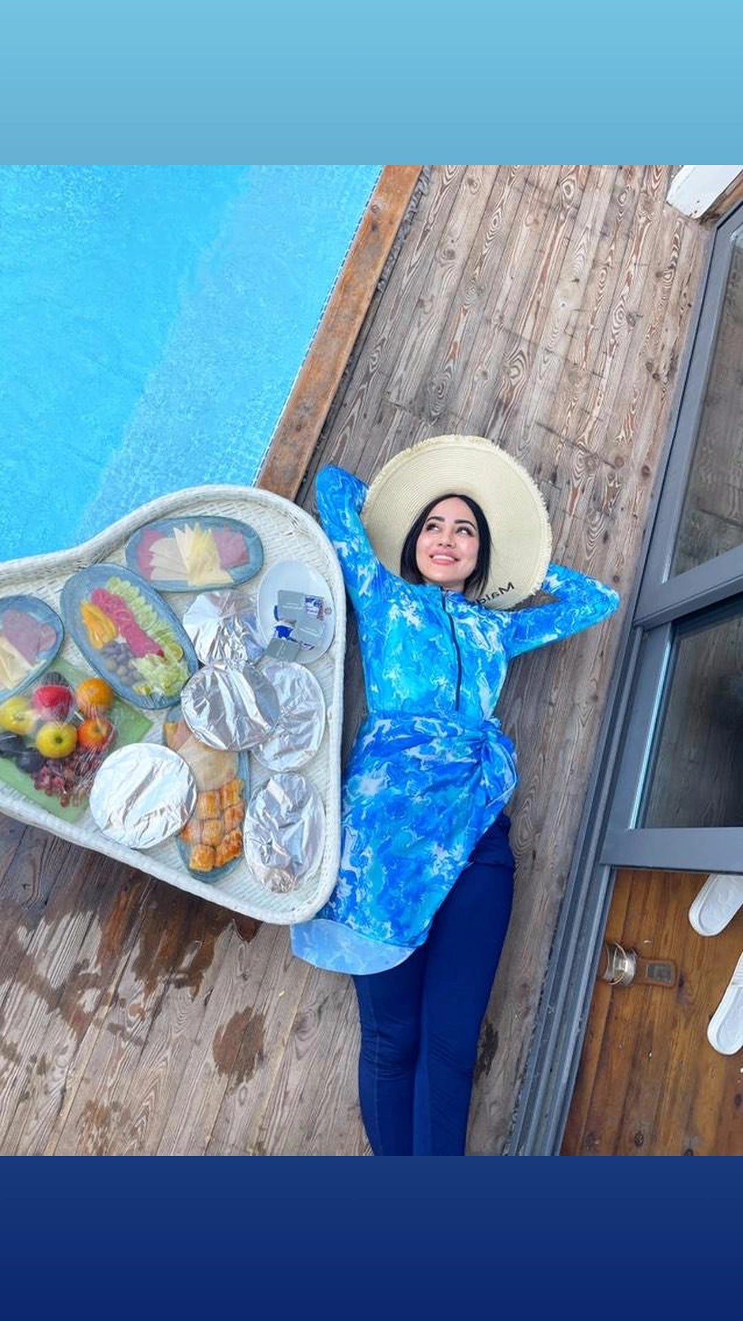 Burkini - ocean baby blue
