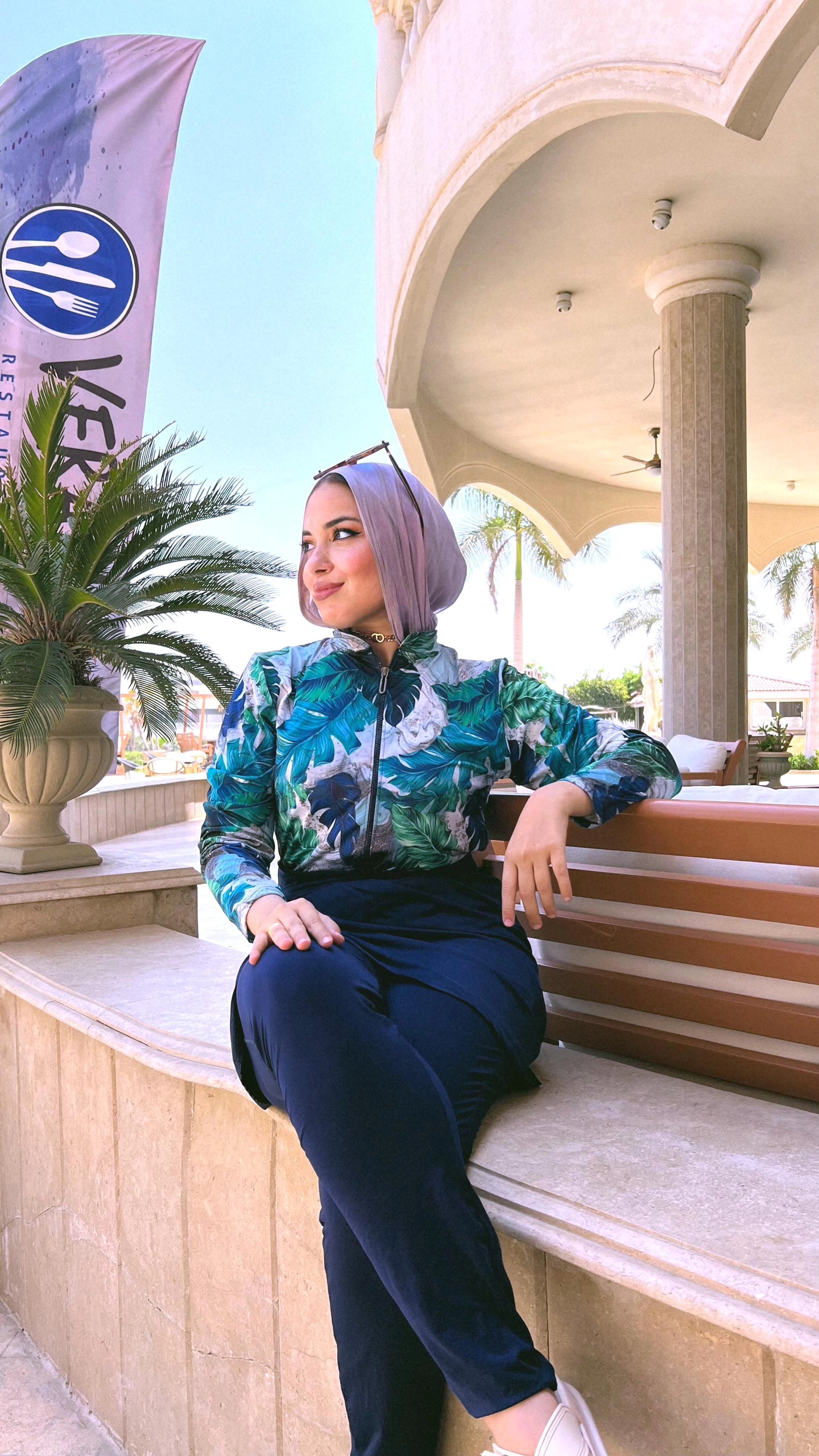 Burkini - ocean forest