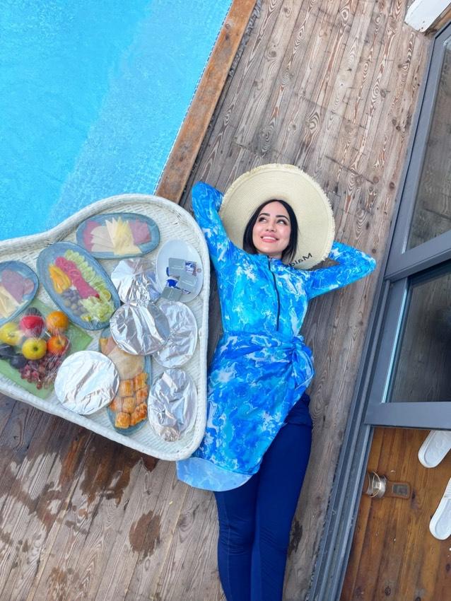 Burkini - ocean baby blue
