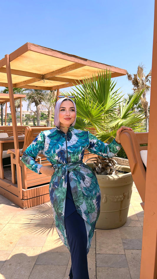 Burkini - ocean forest