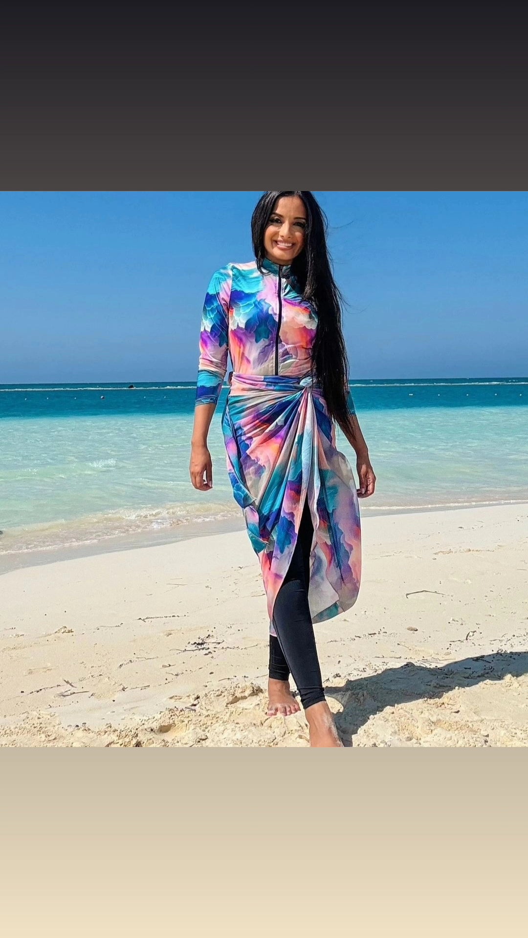 Burkini - neon wave