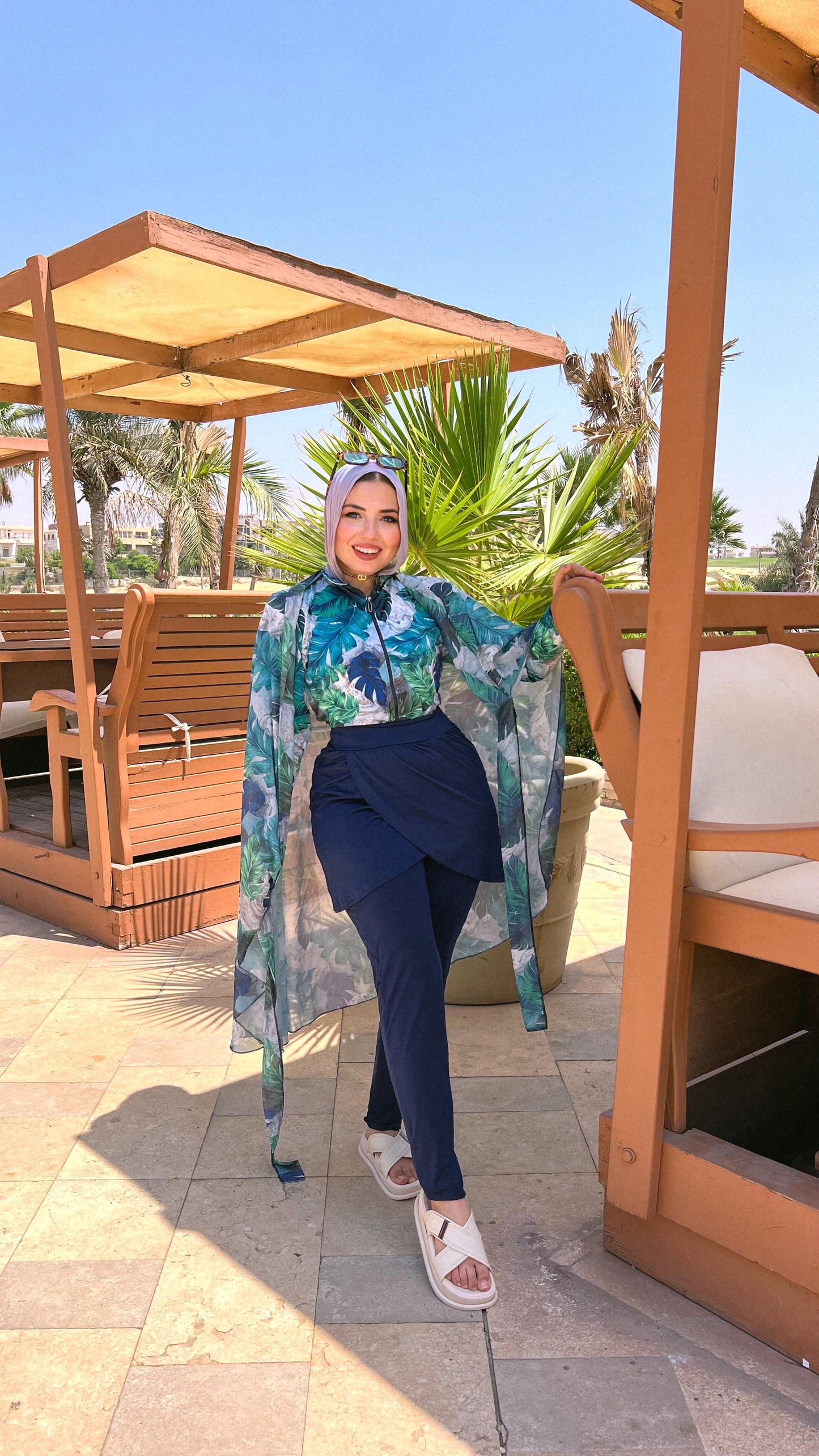 Burkini - ocean forest