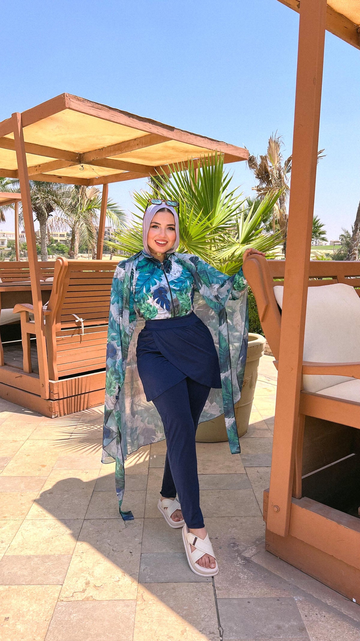 Burkini - ocean forest