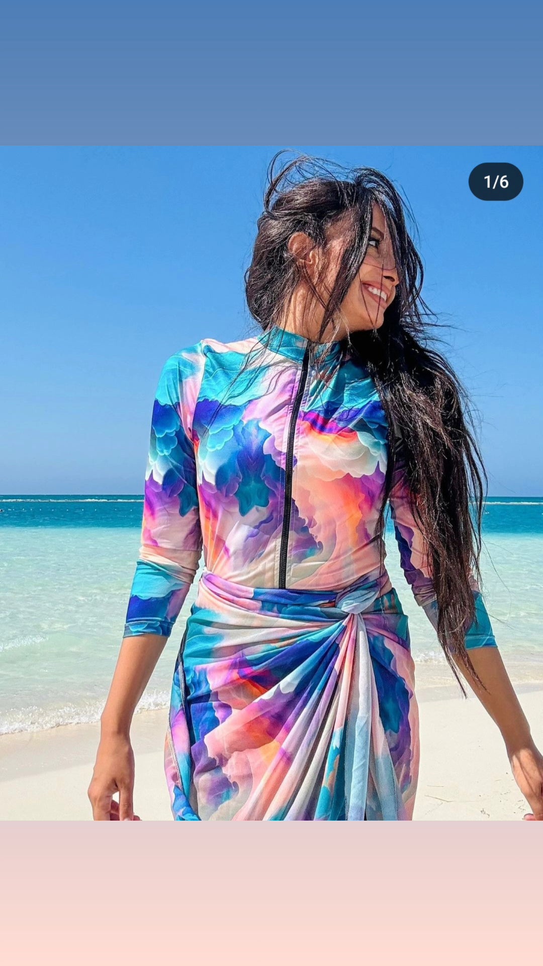 Burkini - neon wave