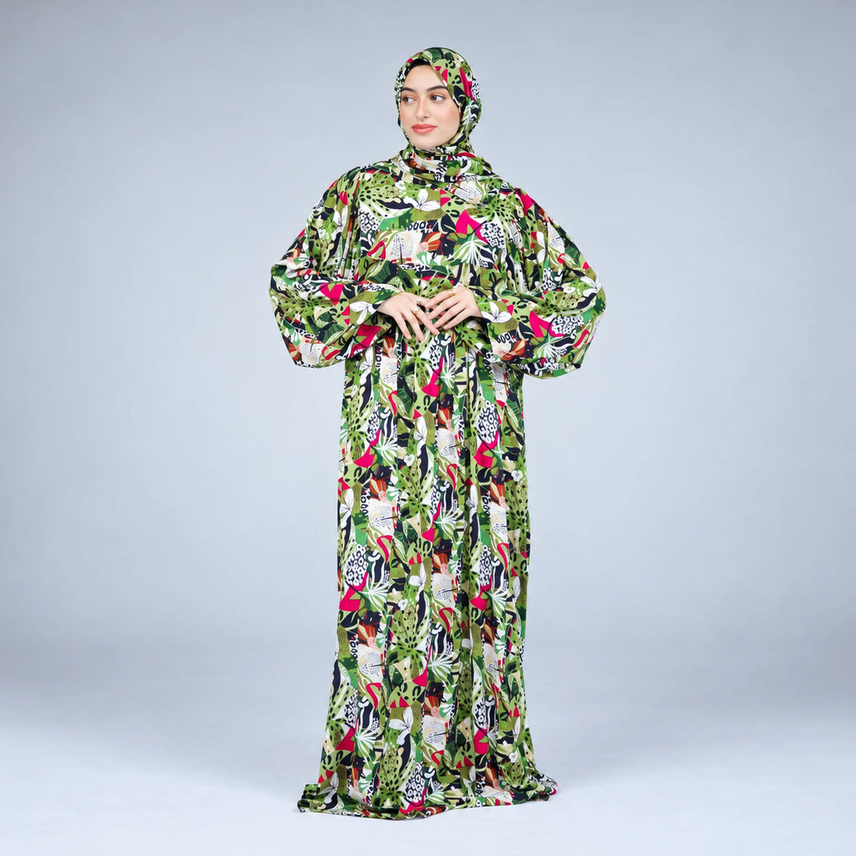 Tallah Isdal, Viscose, Multicolour, botanical print, gallery photo 1.